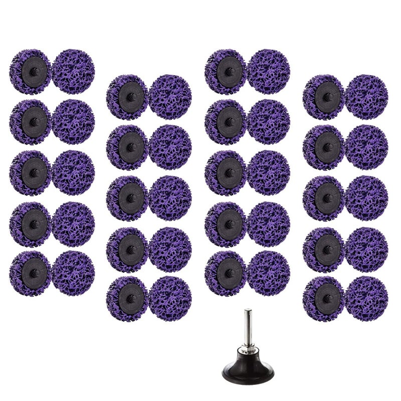 DELE 41 Pcs 2" Quick Change Easy Strip Discs, Paint Stripping Wheel for Drill,Die Grinder Attachments for Strips Paint，Cleans Welds Rust Removal Wheel. - Image 1